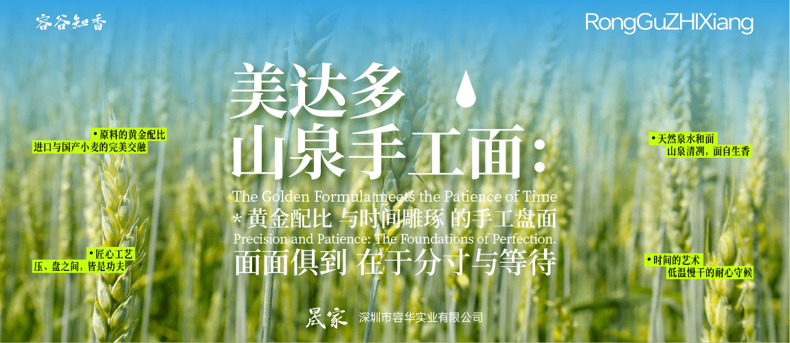 美达多山泉手工面：黄金配比与时间雕琢的手工盘面